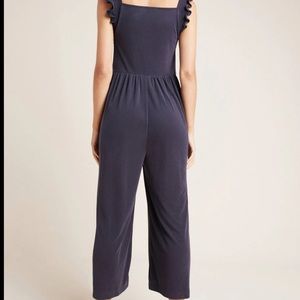 Anthropologie jumpsuit size medium navy